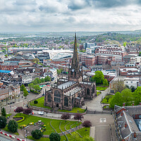 Buy canvas prints of Rotherham Aerial View by Apollo Aerial Photography