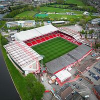 Buy canvas prints of The City Ground Nottingham by Apollo Aerial Photography