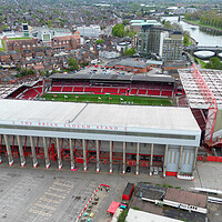 Buy canvas prints of City Ground Brian Clough Stand by Apollo Aerial Photography