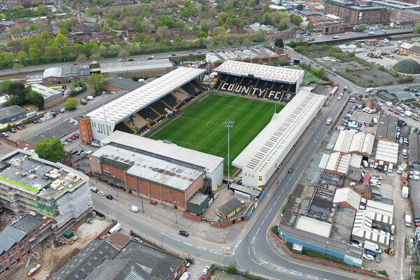 Meadow Lane Notts County Picture Board by Apollo Aerial Photography