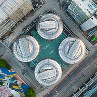 Buy canvas prints of The National Centre for Popular Music by Apollo Aerial Photography