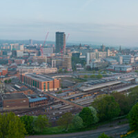 Buy canvas prints of Sheffield The Steel City by Apollo Aerial Photography
