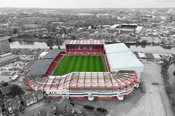 The City Ground Nottingham Forest Picture Board by Apollo Aerial Photography