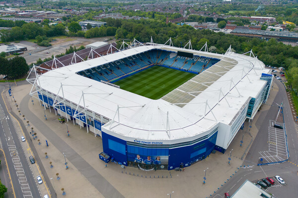 The King Power Stadium Picture Board by Apollo Aerial Photography