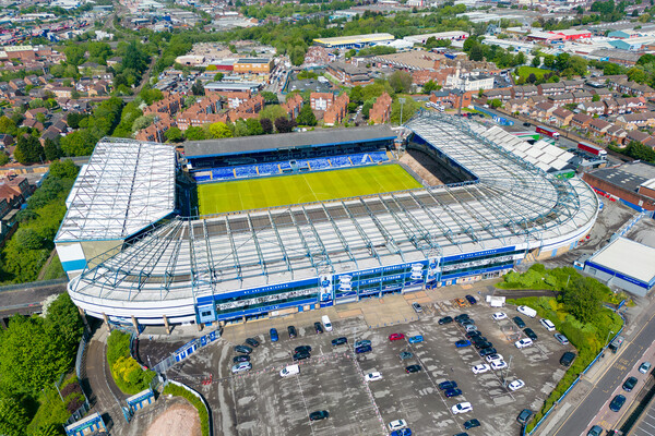 St Andrews Birmingham City FC Picture Board by Apollo Aerial Photography