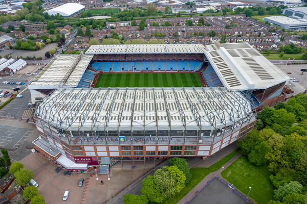 Aston Villa FC Picture Board by Apollo Aerial Photography