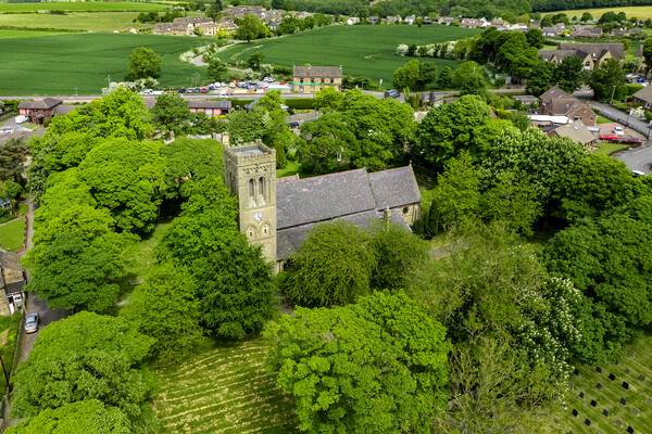 The Parish Church of St John Picture Board by Apollo Aerial Photography