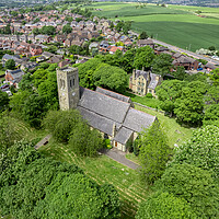 Buy canvas prints of The Parish Church of St John by Apollo Aerial Photography