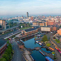Buy canvas prints of Victoria Quays Sheffield View by Apollo Aerial Photography