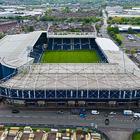 Buy canvas prints of The Hawthorns West Brom by Apollo Aerial Photography