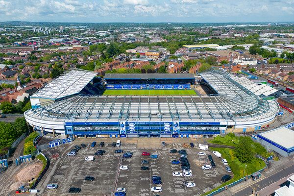 St Andrews Birmingham City FC Picture Board by Apollo Aerial Photography