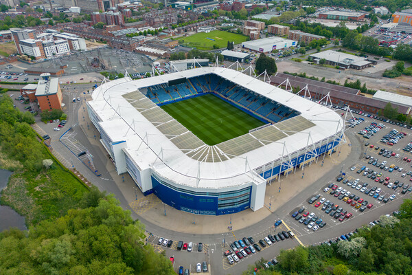 Leicester City Football Club Picture Board by Apollo Aerial Photography