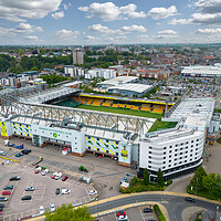 Buy canvas prints of Carrow Road Norwich City FC by Apollo Aerial Photography