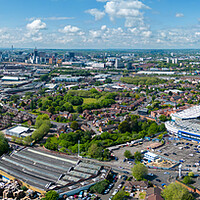 Buy canvas prints of Brimingham City Football  by Apollo Aerial Photography