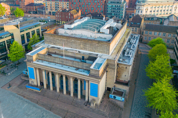 Sheffield City Hall Picture Board by Apollo Aerial Photography
