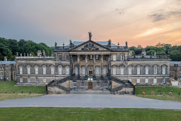 Wentworth Woodhouse Rotherham Picture Board by Apollo Aerial Photography