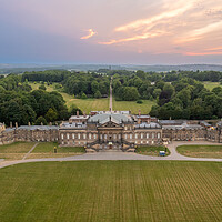 Buy canvas prints of Wentworth Woodhouse Aerial View by Apollo Aerial Photography