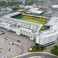Buy canvas prints of Carrow Road Norwich City by Apollo Aerial Photography
