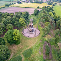 Buy canvas prints of The Rockingham Mausoleum by Apollo Aerial Photography