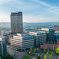 Buy canvas prints of St Pauls Tower, Sheffield by Apollo Aerial Photography