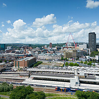 Buy canvas prints of Sheffield Skyline  by Apollo Aerial Photography