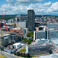 Buy canvas prints of Sheffield Skyline by Apollo Aerial Photography