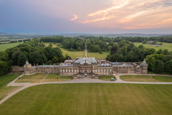Wentworth Woodhouse Aerial View Picture Board by Apollo Aerial Photography