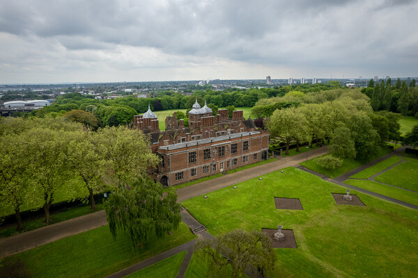 Aston Hall Picture Board by Apollo Aerial Photography