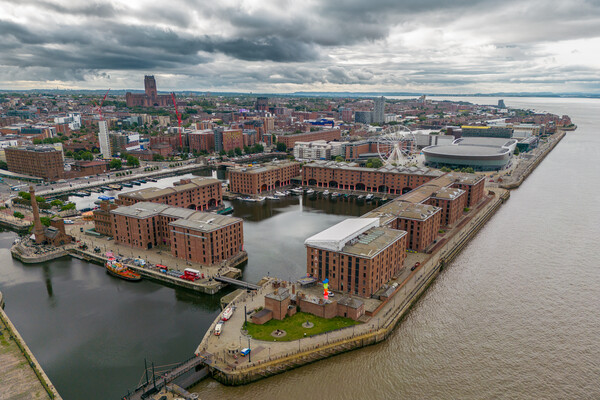 Liverpool's Royal Albert Docks Picture Board by Apollo Aerial Photography