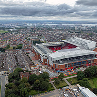 Buy canvas prints of Anfield Stadium by Apollo Aerial Photography