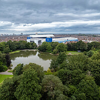 Buy canvas prints of A view of Goodison Park by Apollo Aerial Photography