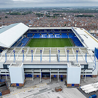 Buy canvas prints of Goodison Park Everton FC by Apollo Aerial Photography