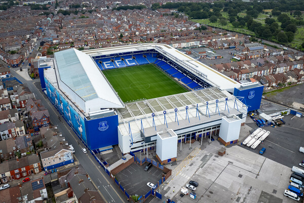 Goodison Park Everton FC Picture Board by Apollo Aerial Photography