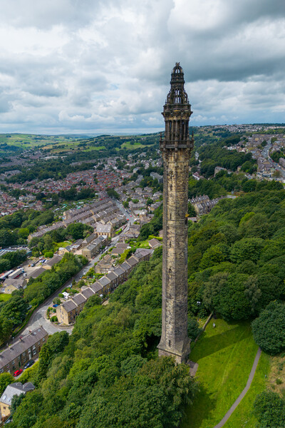 Wainhouse Tower Picture Board by Apollo Aerial Photography