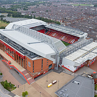 Buy canvas prints of Anfield Liverpool FC by Apollo Aerial Photography