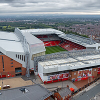 Buy canvas prints of Anfield Liverpool FC by Apollo Aerial Photography