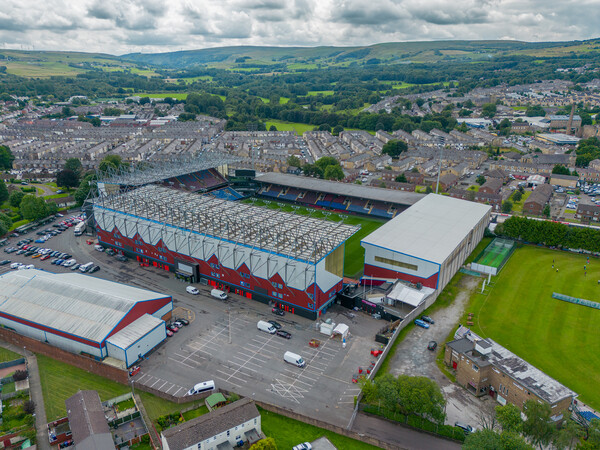 Turf Moor Burnley FC Picture Board by Apollo Aerial Photography