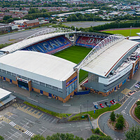 Buy canvas prints of The DW Stadium Wigan by Apollo Aerial Photography