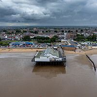 Buy canvas prints of Cleethorpes Storm At The Pier by Apollo Aerial Photography