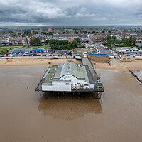 Buy canvas prints of Cleethorpes Storm At The Pier by Apollo Aerial Photography