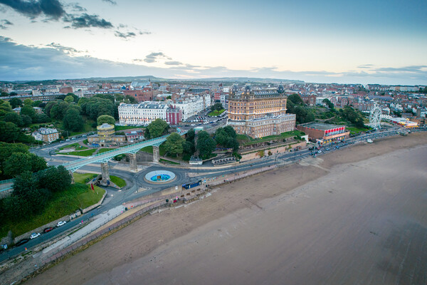 Scarborough South Beach Picture Board by Apollo Aerial Photography