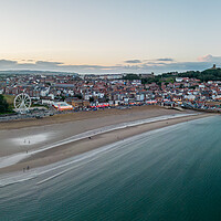 Buy canvas prints of Scarboroughs South Bay Promenade by Apollo Aerial Photography