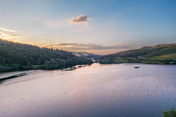 Ladybower & Derwent Valley Picture Board by Apollo Aerial Photography