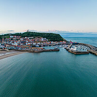 Buy canvas prints of Scarborough Harbour View by Apollo Aerial Photography