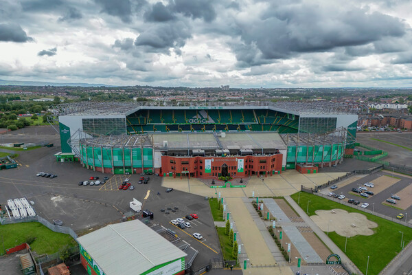 Celtic Park Picture Board by Apollo Aerial Photography