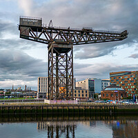 Buy canvas prints of The Finnieston Crane by Apollo Aerial Photography