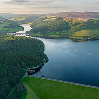 Buy canvas prints of Ladybower In The Peak District by Apollo Aerial Photography