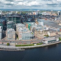 Buy canvas prints of Glasgow Cityscape by Apollo Aerial Photography
