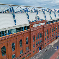 Buy canvas prints of Rangers FC Ibrox by Apollo Aerial Photography