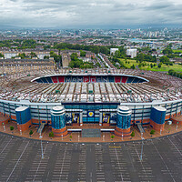 Buy canvas prints of Hampden Park Aerial View by Apollo Aerial Photography